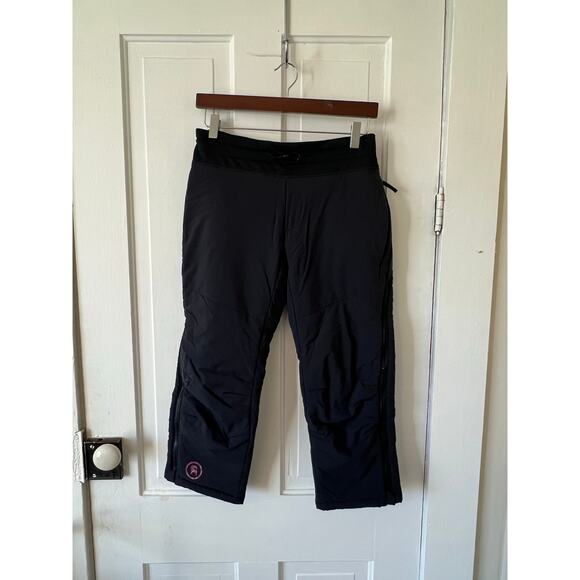 Backcountry Wolverine Cirque 3/4 Insulated Pants Womens small blk full side zip - Picture 1 of 5